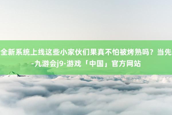 全新系统上线这些小家伙们果真不怕被烤熟吗？当先-九游会j9·游戏「中国」官方网站